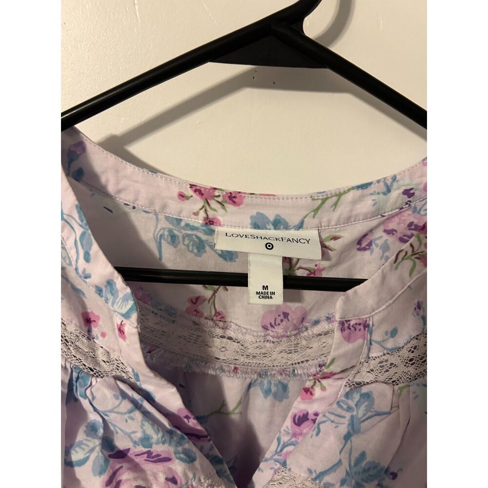 LoveShackFancy x Target Lou Double Ruffle Lavender Dress M - Picture 6 of 6